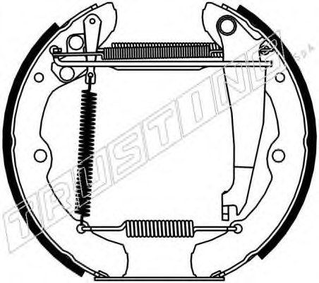 TRUSTING 6139 Brake Shoe Set